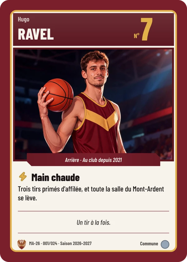 Carte d’exemple fictive, inspiration Classique · Basket