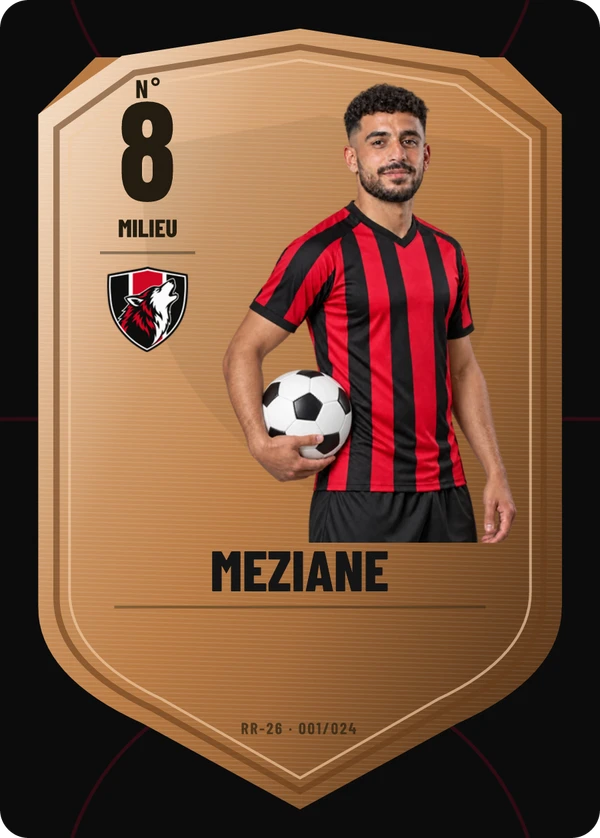 Carte d’exemple fictive, inspiration Écu de métal · Football
