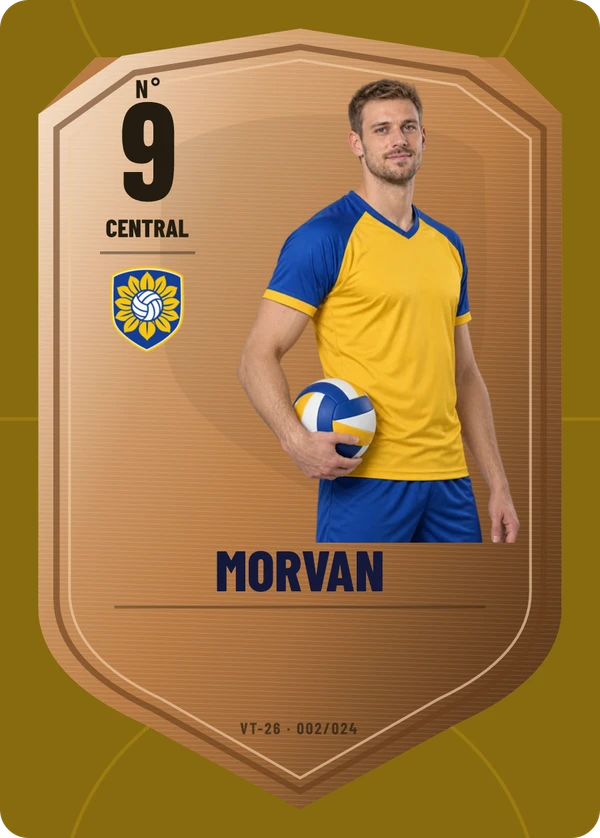 Carte d’exemple fictive, inspiration Écu de métal · Volley