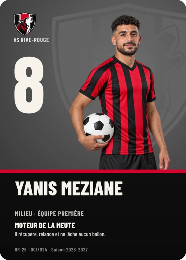 Carte d’exemple fictive, inspiration Profil · Football