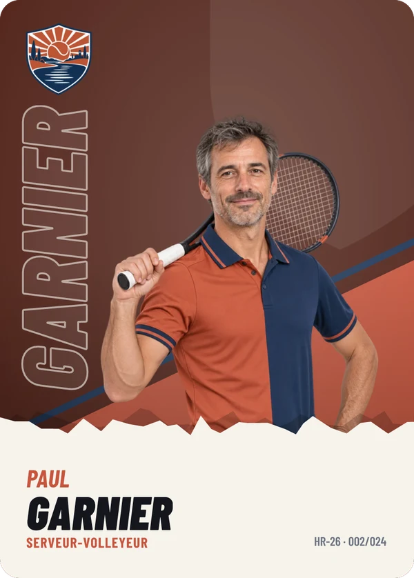 Carte Affiche de Paul Garnier, photo détourée, TC Haute-Rive (exemple fictif)