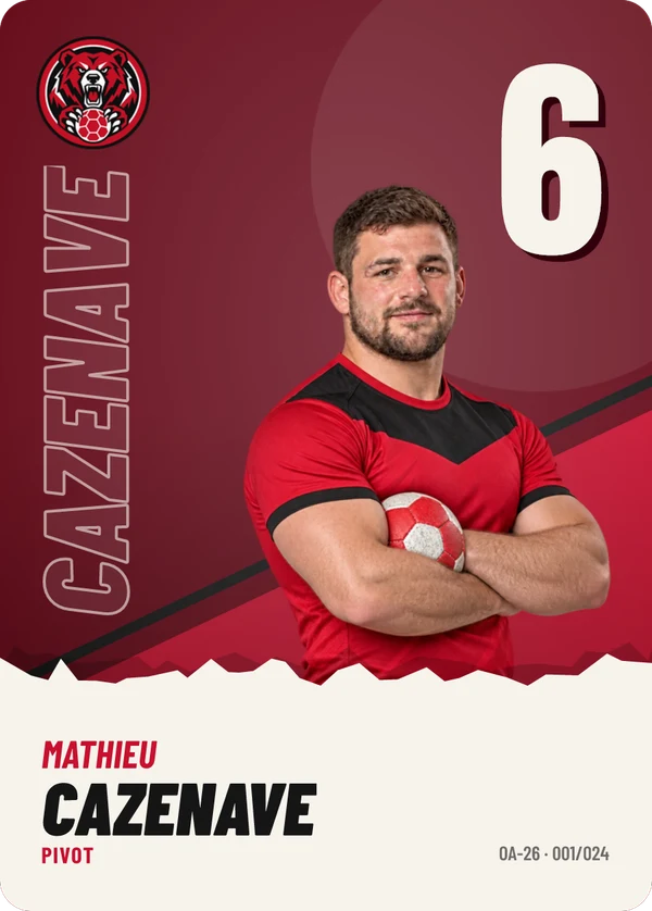 Carte Affiche de Mathieu Cazenave, photo détourée, Les Ours d'Arvennes (exemple fictif)