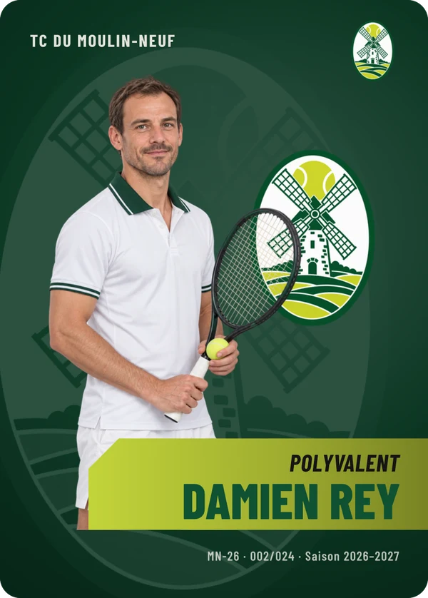 Carte Effectif de Damien Rey, photo détourée, TC du Moulin-Neuf (exemple fictif)
